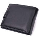 Чоловічий горизонтальний гаманець із натуральної шкіри ST Leather 22466 Чорний thumbnail 2