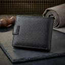 Чоловічий гаманець ST Leather 18316 (ST114) шкіряний Чорний thumbnail 4