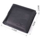 Кожаное мужское портмоне из зажимом ST Leather 22481 Черный thumbnail 3