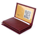 Візитниця-книжка ST Leather 19218 Бордова thumbnail 11
