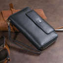 Гаманець зі шкіри на клямці ST Leather 19339 Чорний thumbnail 15