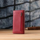 Яскравий вертикальний гаманець із натуральної шкіри ST Leather 23087 Червоний thumbnail 15