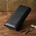 Жіночий шкіряний гаманець для карток купюр та монет ST Leather 22696 Чорний thumbnail 2