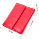 Женский яркий кошелек с монетницей из натуральной кожи ST Leather 19493 Красный thumbnail 6