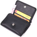 Шкіряний лаконічний гаманець для жінок ST Leather 22506 Чорний thumbnail 9