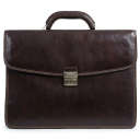 Чоловічий діловий портфель Tony Perotti 8009/42 moro (90378) Коричневий thumbnail 1