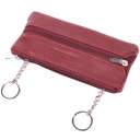 Шкіряна ключниця на блискавці ST Leather 22558 Бордовий thumbnail 5