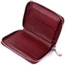 Портмоне для женщин на молнии из натуральной кожи ST Leather 19487 Бордовый thumbnail 5