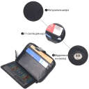 Красиве жіноче портмоне з натуральної шкіряної галдки CANPELLINI 21492 Чорне thumbnail 8