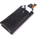 Жіночий шкіряний гаманець-клатч із відділенням під телефон ST Leather 23101 Чорний thumbnail 7