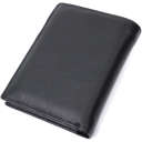 Чоловіче шкіряне портмоне для карток купюр та монет ST Leather 22733 Чорне thumbnail 14