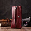 Містка ключниця з натуральної шкіри ST Leather 22508 Бордовий thumbnail 8