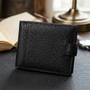 Чоловічий гаманець зручного розміру ST Leather 22471 Чорний thumbnail 4