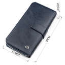 Чоловічий гаманець ST Leather 18454 (ST128) шкіряний Синій thumbnail 6