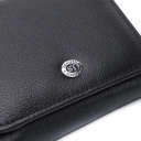 Гаманець для жінок з натуральної шкіри горизонтального формату ST Leather 22722 Чорний thumbnail 8