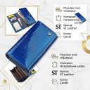 Гаманець жіночий ST Leather 18432 (S9001A) модний Синій thumbnail 3