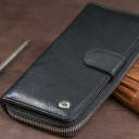 Вертикальний місткий гаманець зі шкіри унісекс ST Leather 19300 Чорний thumbnail 17