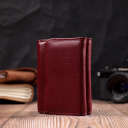 Женский кошелек горизонтального типа из натуральной кожи ST Leather 19479 Бордовый thumbnail 9
