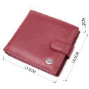 Практичний жіночий гаманець з натуральної шкіри ST Leather 22554 Бордовий thumbnail 4