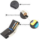 Чоловіче портмоне з натуральної шкіри ST Leather 22734 Чорний thumbnail 4