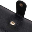 Унікальне портмоне унісекс з натуральної дрібнозернистої шкіри CANPELLINI 21856 Чорне thumbnail 5