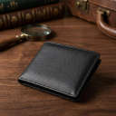 Компактное мужское портмоне из натуральной кожи ST Leather 22486 Черный thumbnail 4