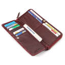 Кошелек женский ST Leather 18434 (S7001A) на молнии Бордовый thumbnail 8