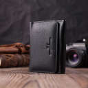 Шкіряний лаконічний гаманець для жінок ST Leather 22506 Чорний thumbnail 12