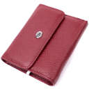 Шкіряний жіночий гаманець із монетницею ST Leather 19480 Бордовий thumbnail 4