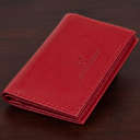 Візитниця-книжка ST Leather 19214 Червона thumbnail 1
