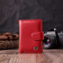 Містка візитниця з натуральної шкіри ST Leather 22470 Червоний thumbnail 9