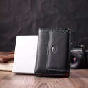 Стильний гаманець для жінок із натуральної шкіри ST Leather 22501 Чорний thumbnail 10