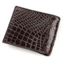 Портмоне CROCODILE LEATHER 18196 з натуральної шкіри крокодила Коричневе thumbnail 2