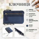 Ключниця Tony Perotti з натуральної шкіри Metropolis 359L navy (90016) Темно-синя thumbnail 3