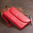 Клатч из кожи женский ST Leather 19321 Красный thumbnail 11