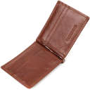 Зручний затискач для грошей із натуральної гладкої шкіри ST Leather 19427 Коричневий thumbnail 9