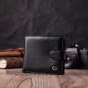 Чоловічий трендовий гаманець із натуральної шкіри ST Leather 22553 Чорний thumbnail 12