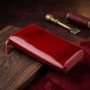 Гаманець жіночий ST Leather 18436 (S7001A) місткий Червоний thumbnail 4