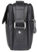 Сумка Vintage 14548 из натуральной кожи зернистая Черная thumbnail 14