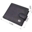 Чоловічий гаманець зручного розміру ST Leather 22471 Чорний thumbnail 7