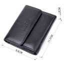 Жіночий гаманець з монетницею з натуральної шкіри ST Leather 19494 Чорний thumbnail 3