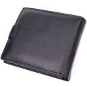 Чоловічий трендовий гаманець із натуральної шкіри ST Leather 22553 Чорний thumbnail 5