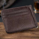 Стильный мужской зажим ST Leather 18941 Коричневый thumbnail 3