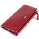 Гаманець-клатч зі шкіри з кишенею для мобільного ST Leather 19311 Бордовий thumbnail 5