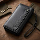 Чоловічий шкіряний клатч для карток купюр та документів ST Leather 22684 Чорний thumbnail 3