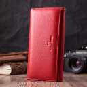 Чудовий жіночий гаманець з натуральної шкіри ST Leather 22524 Червоний thumbnail 13