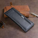 Горизонтальний тонкий гаманець зі шкіри унісекс ST Leather 19324 Чорний thumbnail 10