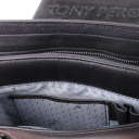 Мужская сумка через плечо из мягкой натуральной кожи Tony Perotti 20845_1 (9207-24 nero) Черный thumbnail 8