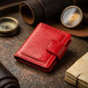 Оригінальний жіночий гаманець ST Leather 18923 Червоний thumbnail 4