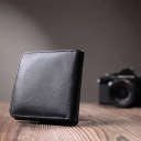 Жіночий шкіряний гаманець для карток купюр та монет ST Leather 22690 Чорний thumbnail 15